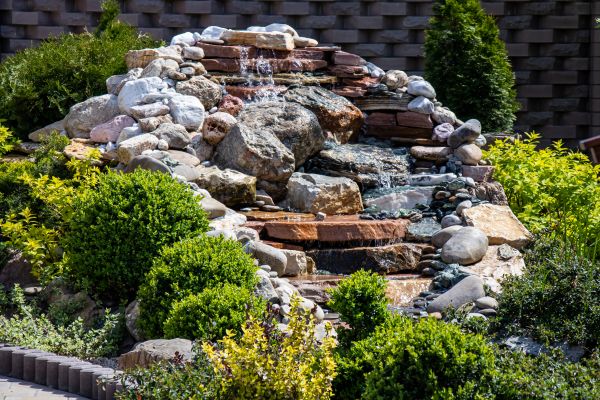 River Rock Landscaping in Stamford
