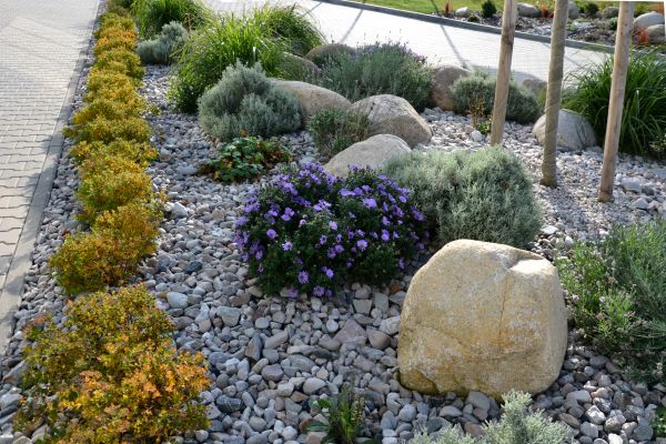 Decorative Rock Installation in Stamford