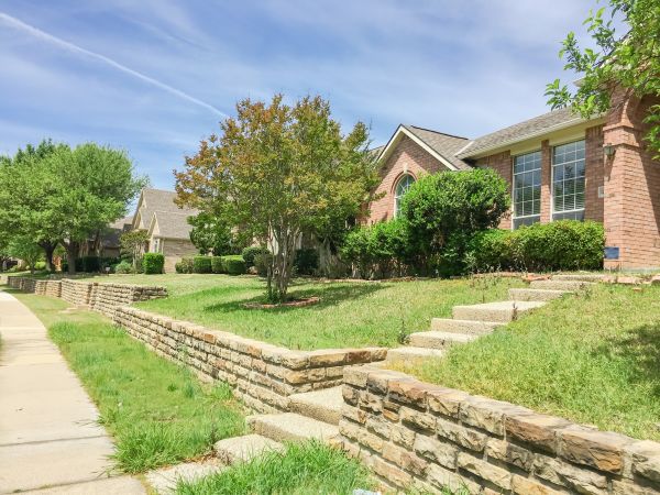 Sloped Yard Landscaping in Stamford