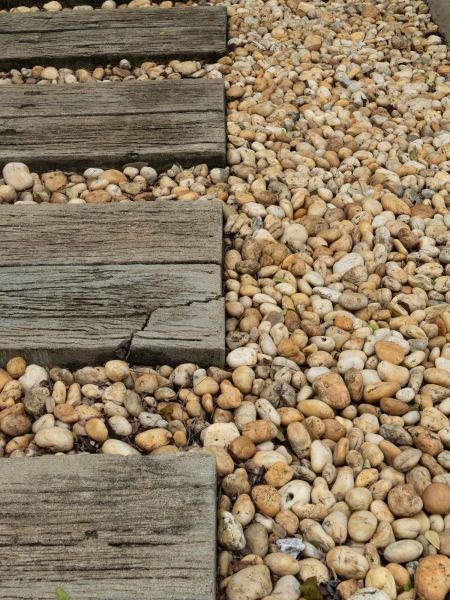 Pea Rock Installation in Stamford